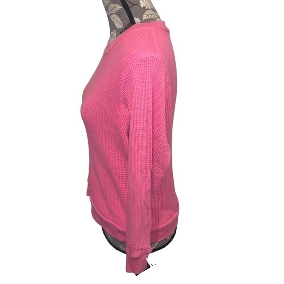J. CREW Thermal Pink Long Sleeve size XS Barbiecore - Picture 5 of 8